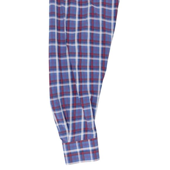 Tailorbyrd Mens Button Down Shirt Blue/Pink/White Plaid Size XL Chest Pocket EUC - Picture 5 of 9